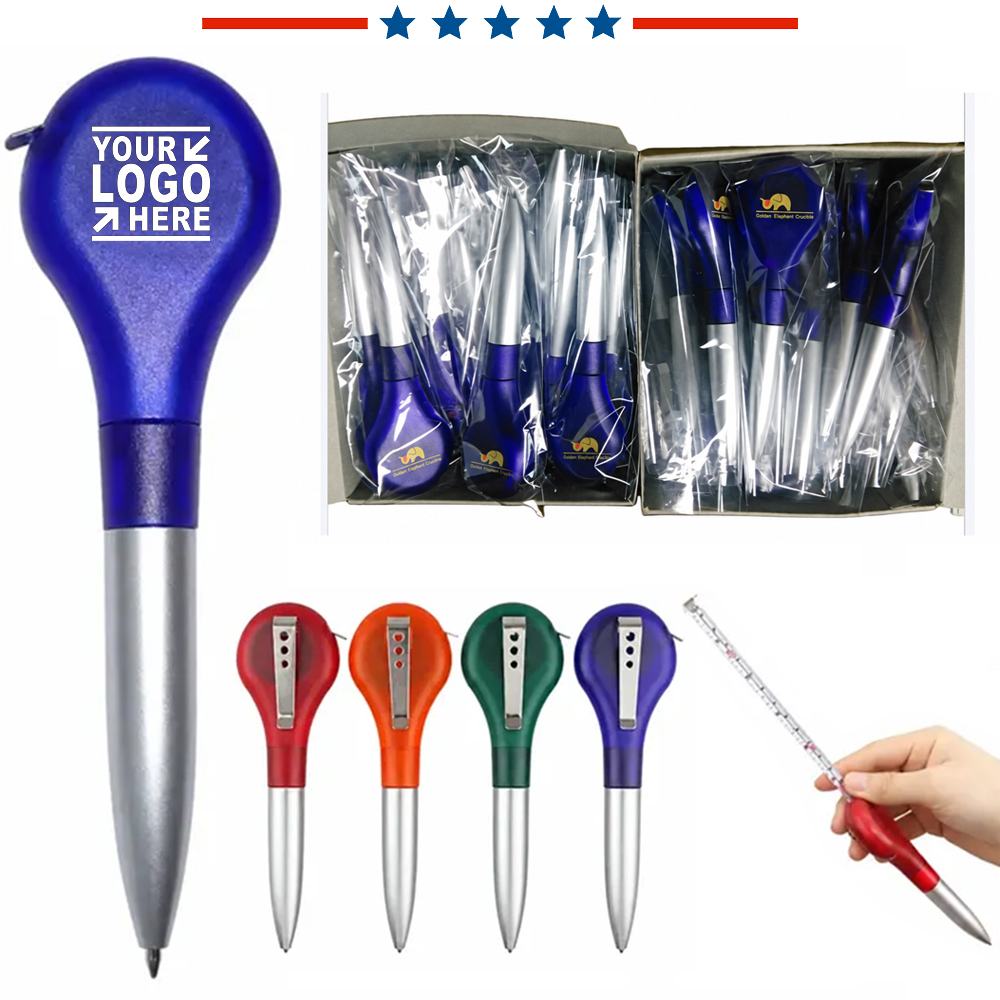 Ballpoint Pen With Tape Measure