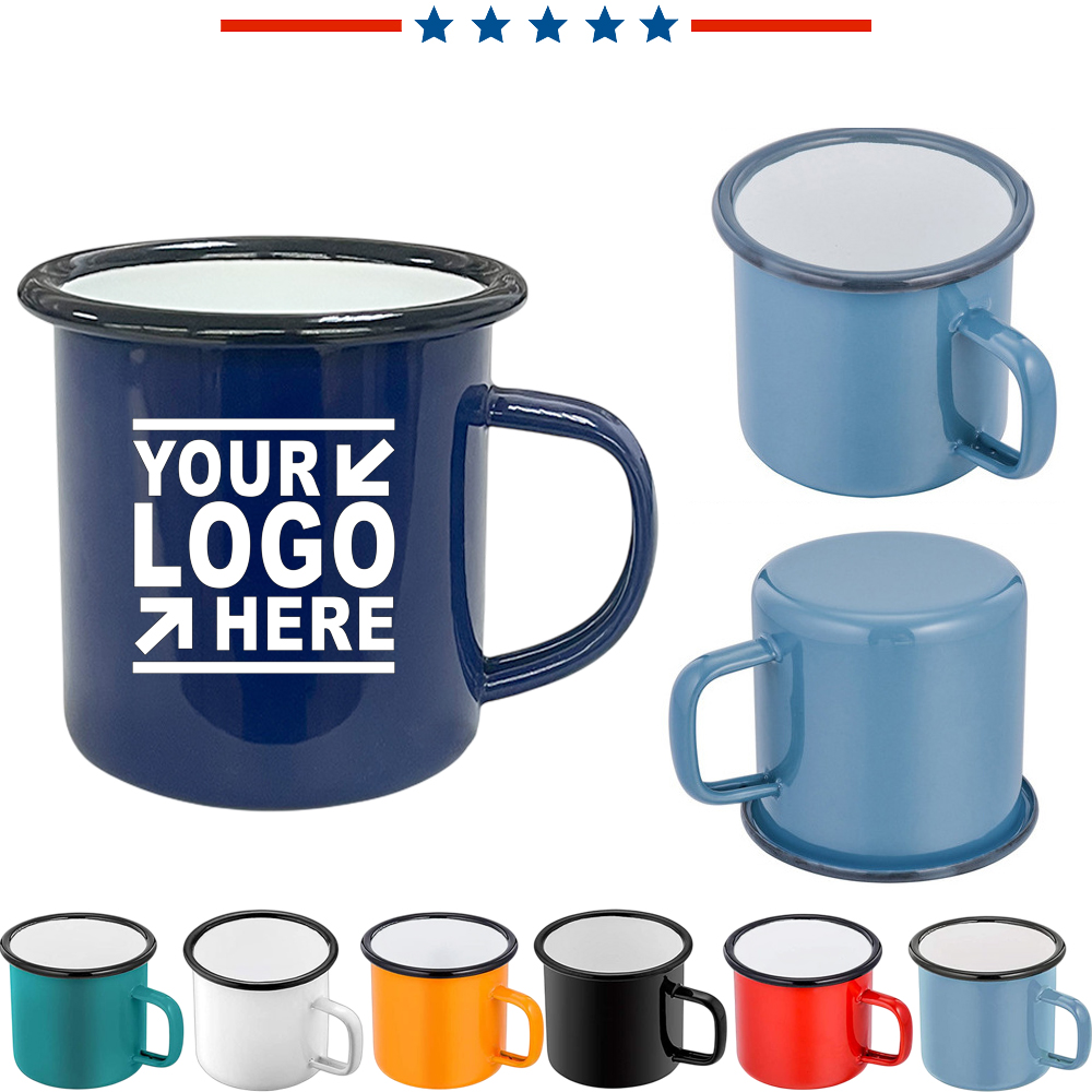 12 oz enamel mug