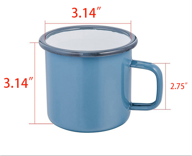12 oz enamel mug - Image 7